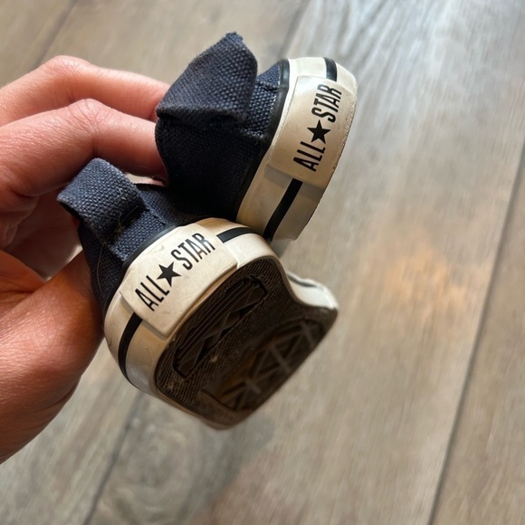 Converse All Stars Slip On Size 2 Infant Toddler Navy Blue - Picture 4 of 6